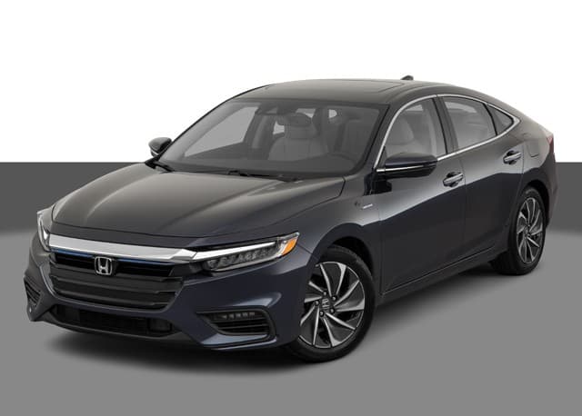 Honda Insight EX 2020 front three-quarter, studio